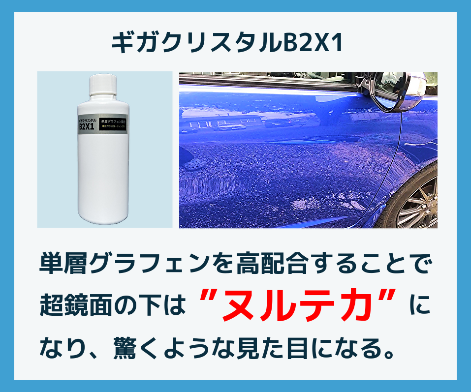 グラフェン配合B2X1とギガクリスタルウルトラMK-10Hのセット品