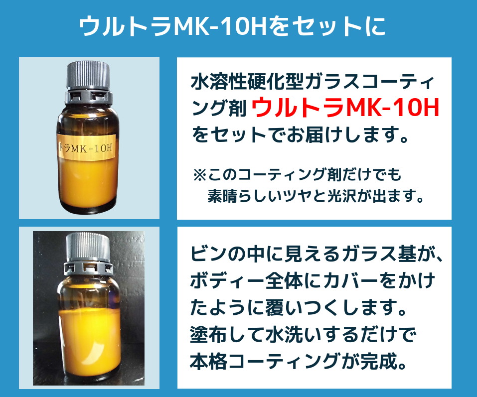 グラフェン配合B2X1とギガクリスタルウルトラMK-10Hのセット品